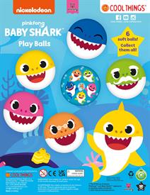 BABY SHARK PU BALLS - 100MM