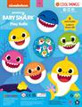 BABY SHARK PU BALLS - 100MM