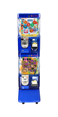 VENDING MACHINE DOUBLE 50/65 MM - ELECTRIC BLUE GETT. € 1 - € 2