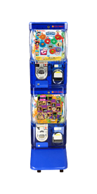 VENDING MACHINE DOUBLE 50/65 MM - ELECTRIC BLUE GETT. € 1 - € 2