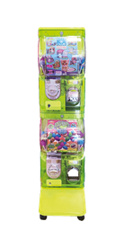 VENDING MACHINE DOUBLE 50/65 MM - CRAZY LIME GETT. € 1 - € 2