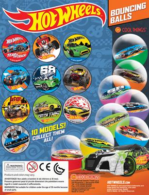 HOT WHEELS BOUNCING BALLS - 45MM