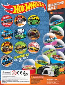 HOT WHEELS BOUNCING BALLS - 45MM