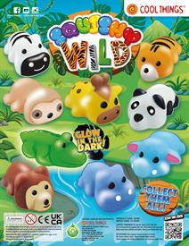 SQUISHY WILD ANIMALS - 50MM CAPS