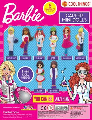 BARBIE MINI FIGURINES - FLOWPACK