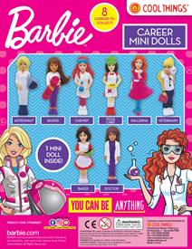 BARBIE MINI FIGURINES - FLOWPACK