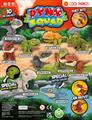 DINO SQUAD 3D - FLOWPACK IN DISPLAY BOX