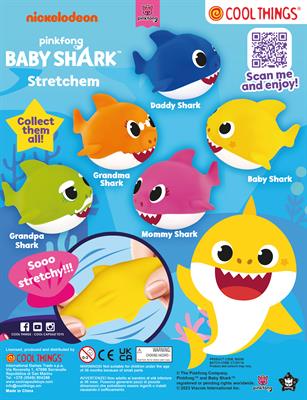 BABY SHARK STRETCHY - 65MM CAPS