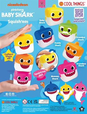 BABY SHARK SQUISHEM - 65MM CAPS