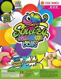 SQUIZY BALL CHAMELEON BALLS - 65MM CAPS