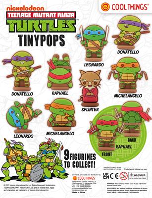 TEENAGE MUTANT NINJA TURTLES 2D CHARACTERS - 50MM CAPS
