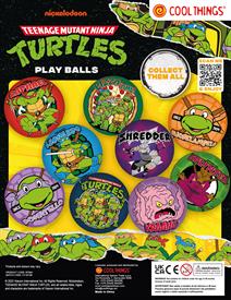 TEENAGE MUTANT NINJA TURTLES PU BALL - 90MM