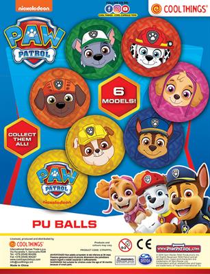 PAW PATROL PU BALL - 100MM