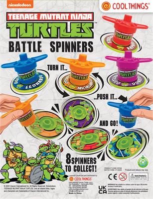 TEENAGE MUTANT NINJA TURTLES BATTLE SPINNER - 65MM CAPS