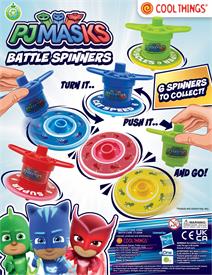 PJ MASK BATTLE SPINNER - 65MM CAPS