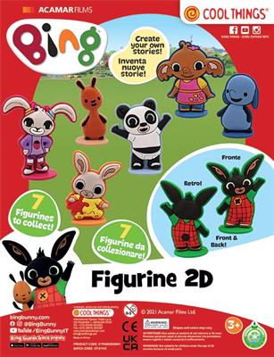 BING 2D CHARACTERS - 50MM CAPS