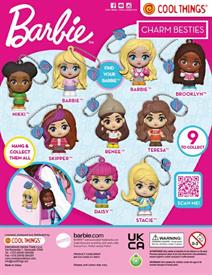 BARBIE CHARM BESTIES - 65MM CAPS