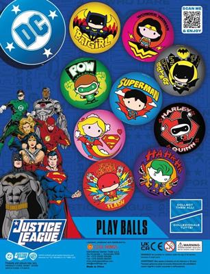 DC JUSTICE LEAGUE PLAY BALLS - 90MM