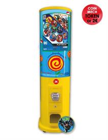 VENDING CYLINDER YELLOW - 2 EUR