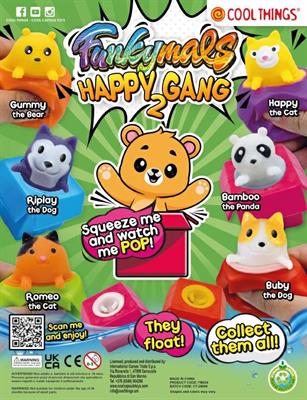 FUNKYMALS HAPPY GANG 2 - 65MM CAPS