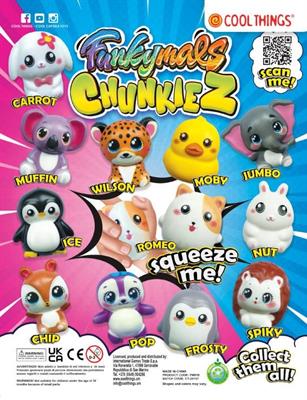 FUNKYMALS CHUNKIEZ - 50MM CAPS