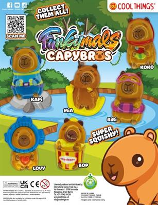 FUNKYMALS CAPYBROS - 65MM CAPS