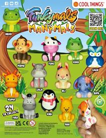 FUNKYMALS MANYMALS - 65MM CAPS