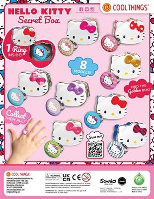 HELLO KITTY SECRET BOX - 50MM CAPS