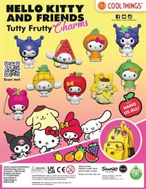 HELLO KITTY TUTTY FRUTTY CHARMS - 50MM CAPS