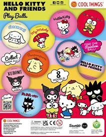 HELLO KITTY PLAY BALLS - 90MM