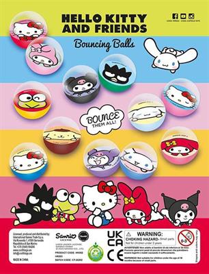 HELLO KITTY BOUNCING BALLS - 32MM