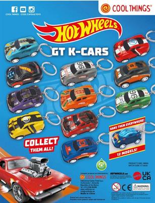 HOT WHEELS GT K-CARS - 65MM CAPS