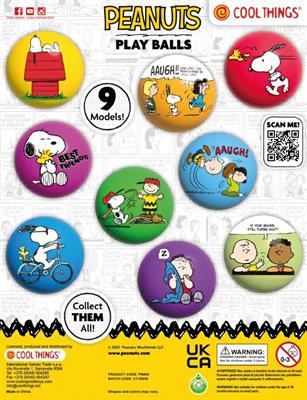 SNOOPY PLAY BALLS - 90MM