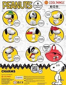 SNOOPY CHARMS - 65MM CAPS