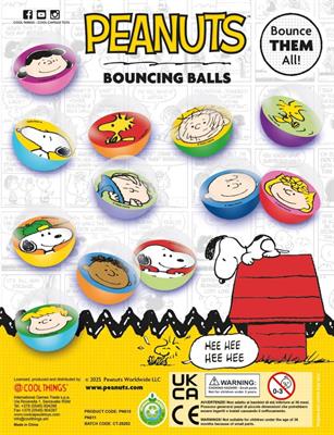 SNOOPY BOUNCING BALLS - 45MM