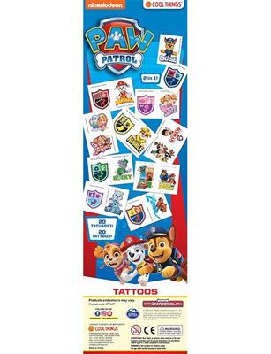 PAW PATROL TATTOOS - CARDBOARD