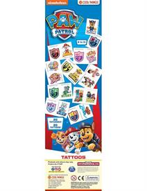 PAW PATROL TATTOOS - CARDBOARD