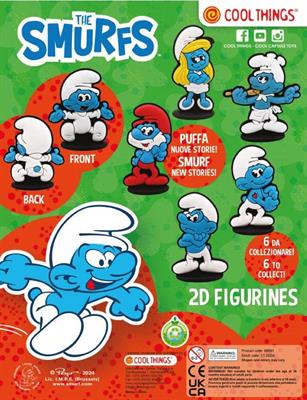 SMURFS TINY POPS - 50MM CAPS