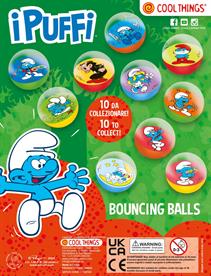 SMURFS BOUNCING BALLS - 32MM