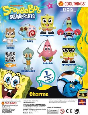 SPONGEBOB CHARMS - 50MM CAPS