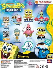SPONGEBOB CHARMS - 50MM CAPS