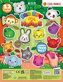 SQUISHY HEADS - 50MM CAPS