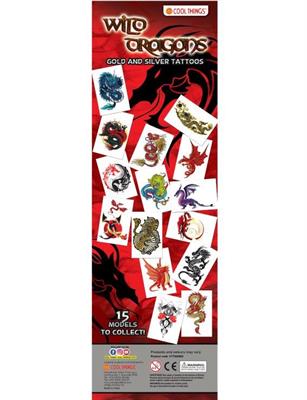 WILD DRAGONS TATTOO - CARDBOARD