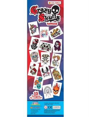 CRAZY SKULLS TATTOO - CARDBOARD