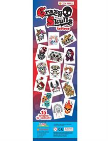 CRAZY SKULLS TATTOO - CARDBOARD